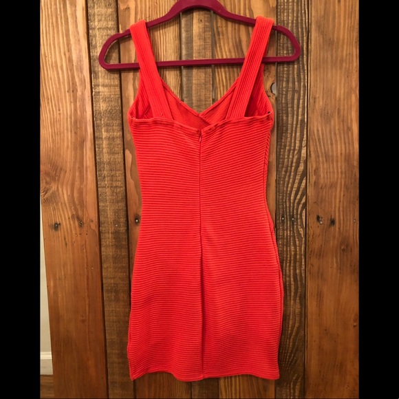 Forever 21 size small pink coral bodycon dress - Picture 3 of 3
